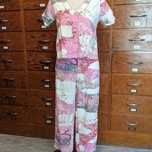 Key lime pie pajama set vintage